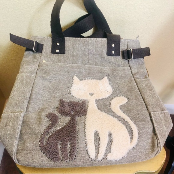 Cat Canvas Handbag - Picture 8 of 11